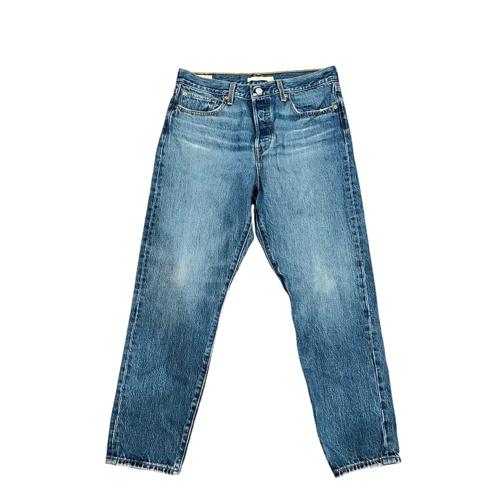 Levi's Wedgie Jeans Women Blue High Rise Straight Leg Premium Denim 31
